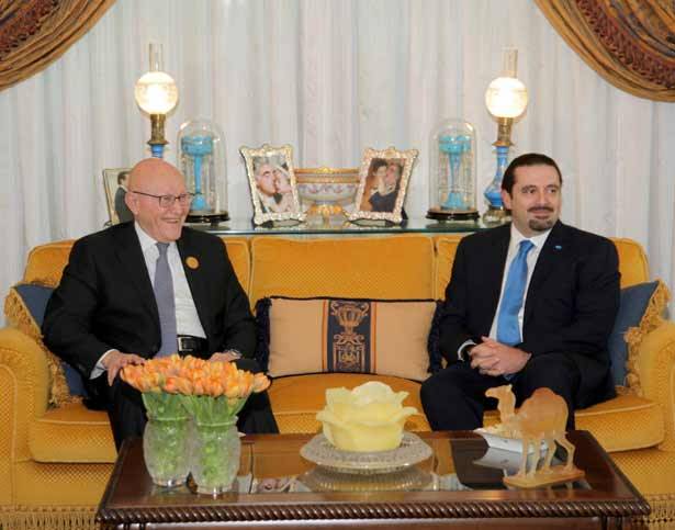 التقى في الرياض الحريري وولي ولي العهد السعودي 
سلام: المساعدات لا ترقى الى مُستوى ضغط النازحين