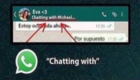 ما حقيقة ميزة ’’CHATTING WITH’’ المثيرة للجدل في واتس آب؟