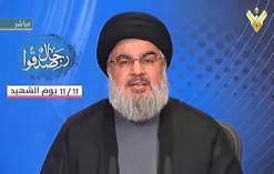 كلمة للسيد حسن نصرالله عند الساعة الثامنة والنصف من مساء الغد