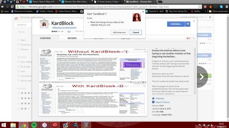 تطبيق جديد يحجب أخبار  كيم كارداشيان وعائلتها