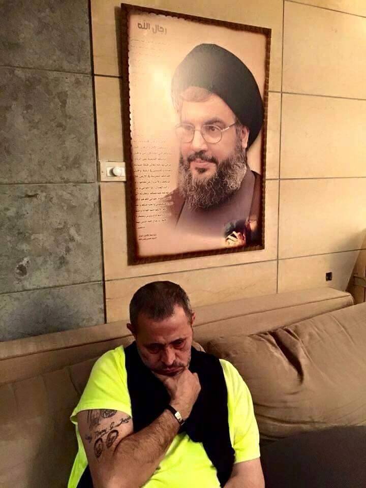 حقيقة صورة جورج وسوف والسيد نصرالله!!