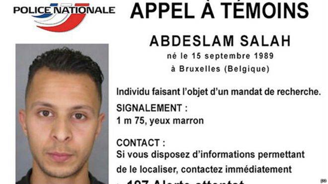 هجمات باريس: الشرطة الفرنسية تبحث عن شخص "خطير" مشتبه به يدعى صالح عبد السلام