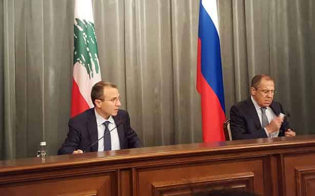 باسيل من موسكو: لبنان الضعيف بمثابة حاضن للإرهاب
لافروف : لنتوحّد ضد الإرهاب دون شروط حول مصير الأسد