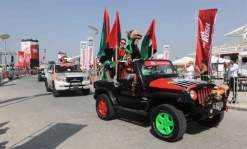 نجاح باهر لموكب دبي الاستعراضي خلال مهرجان دبي للسيارات
