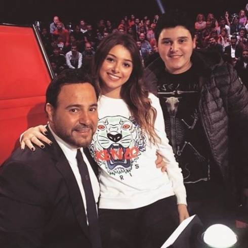 بالصور- ماذا يفعل أبناء عاصي الحلاني في كواليس The voice؟