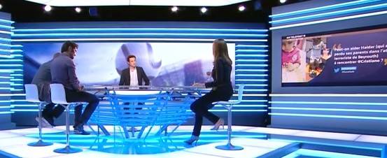 بالفيديو: "حيدر" يظهر في أشهر برنامج فرنسي