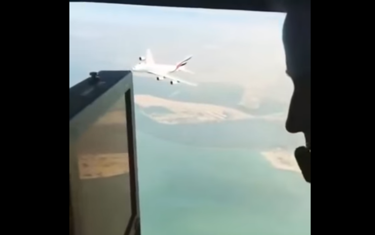 فيديو مرعب لطائرتين كادتا ان تصطدما
