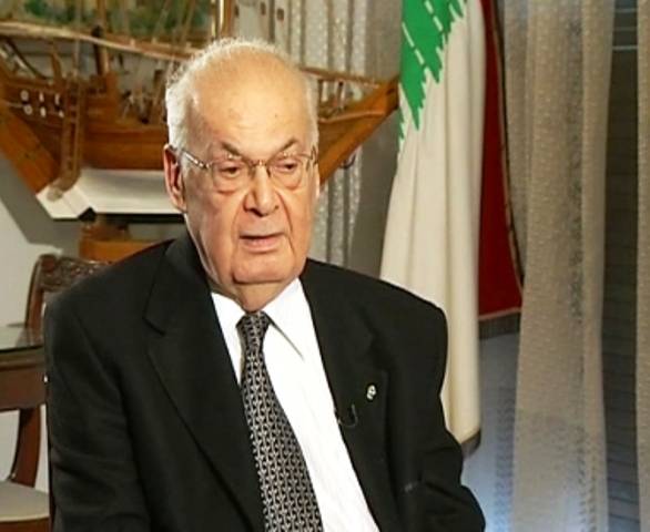 الرئيس سليم الحص استقبل سفير الجزائر