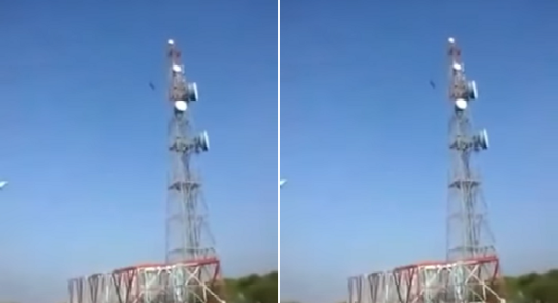 بالفيديو.. لماذا انتحر هذا الشاب من أعلى برج إتصالات