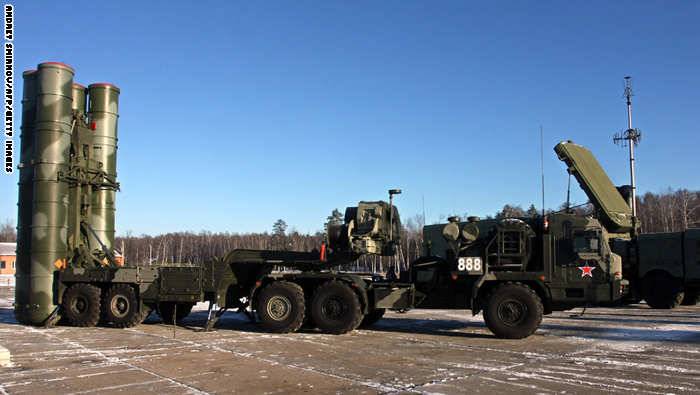 منظومة S-400 الصاروخية الروسية بسوريا 