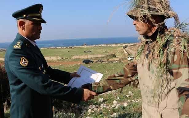 تخريج عناصر من وحدات
الجيش في مُكافحة القنص