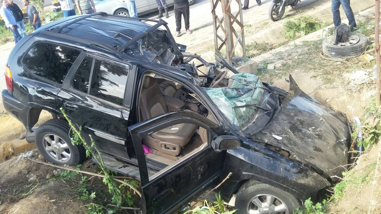 بالصور : حادث سير مروع يودي بحياة نجل الشيخ محمد يزبك