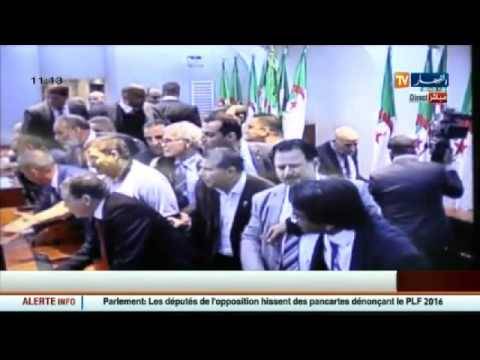 تبادل لكمات وشجار عنيف بين نواب البرلمان الجزائري “فيديو”