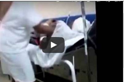 بالفيديو: شاهد معركة بين مريضين على سرير بمستشفى!