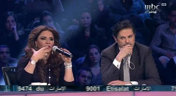الفيديو الذي تم حذفه من ارب ايدول يفضح شجار أحلام و راغب...