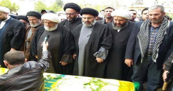 تشييع نجل الشيخ محمد يزبك في بعلبك قبل نقل جثمانه الى العراق