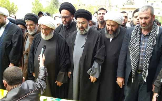 تشييع نجل محمد يزبك في بعلبك
قبل نقل جثمانه الى العراق