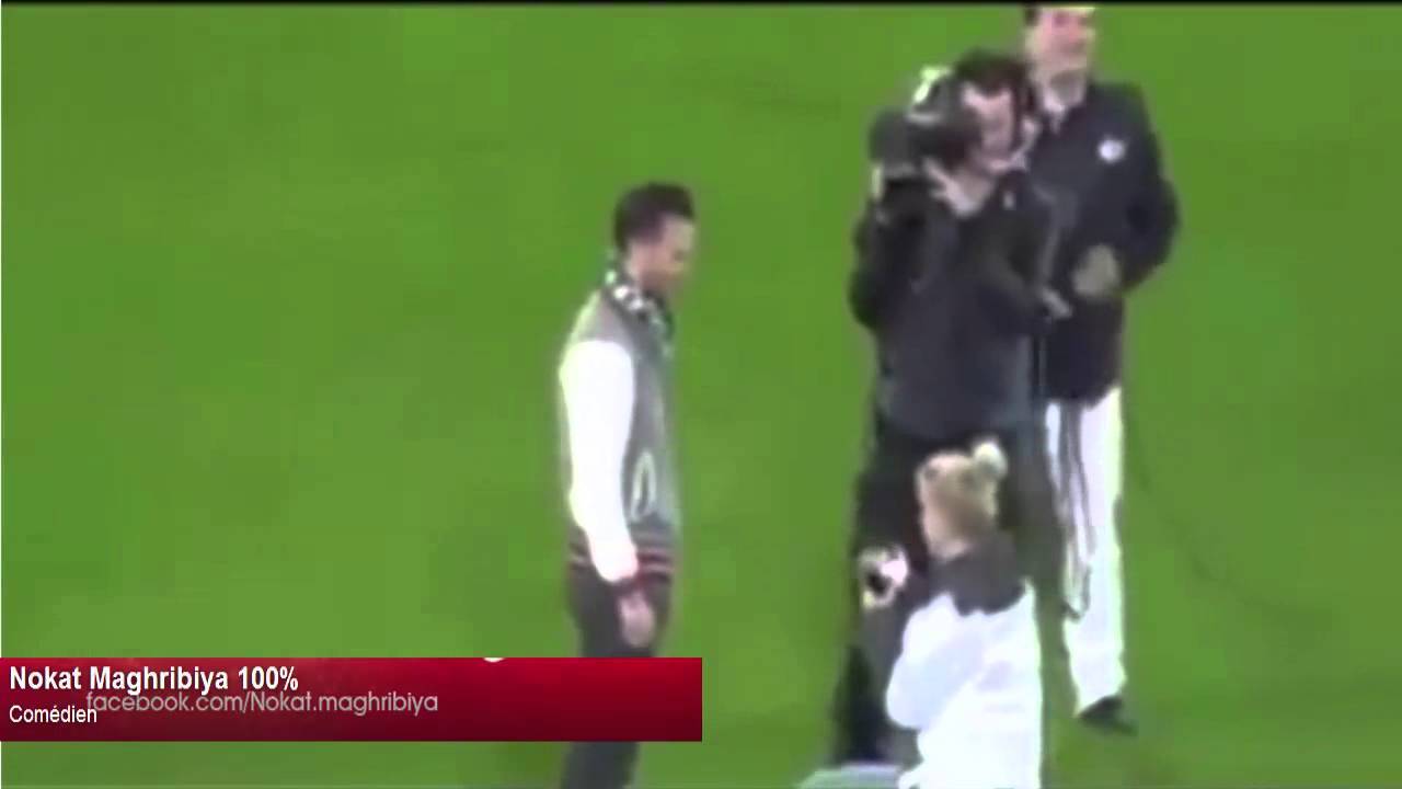فيديو: فتاة تتقدم لشاب بالزواج في مبارة ريال مدريد ولكنه يفر هاربًا