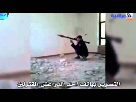 بالفيديو: الداعشي الغبي وقاذفة الصواريخ