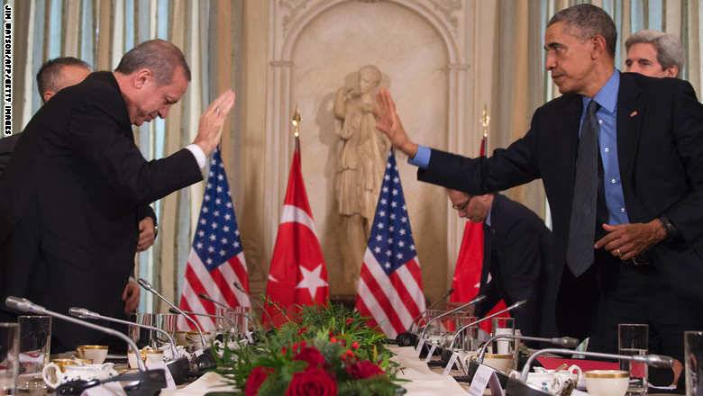 أوباما: ندعم حق تركيا في الدفاع عن نفسها.. وأردوغان: نريد السلام وحل الأزمة مع روسيا بالدبلوماسية