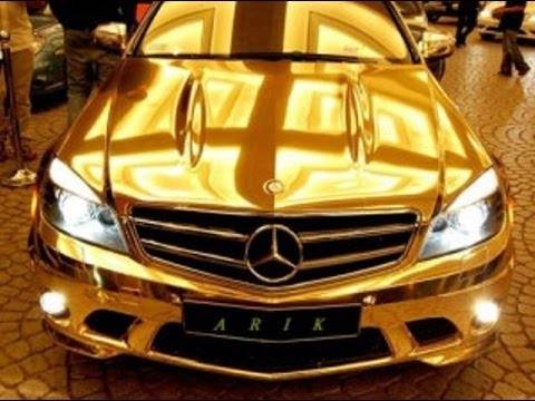 بالصور و الفيديو ذهبي : سيارات سلطان بروناي أغنى رئيس دولة في العالم