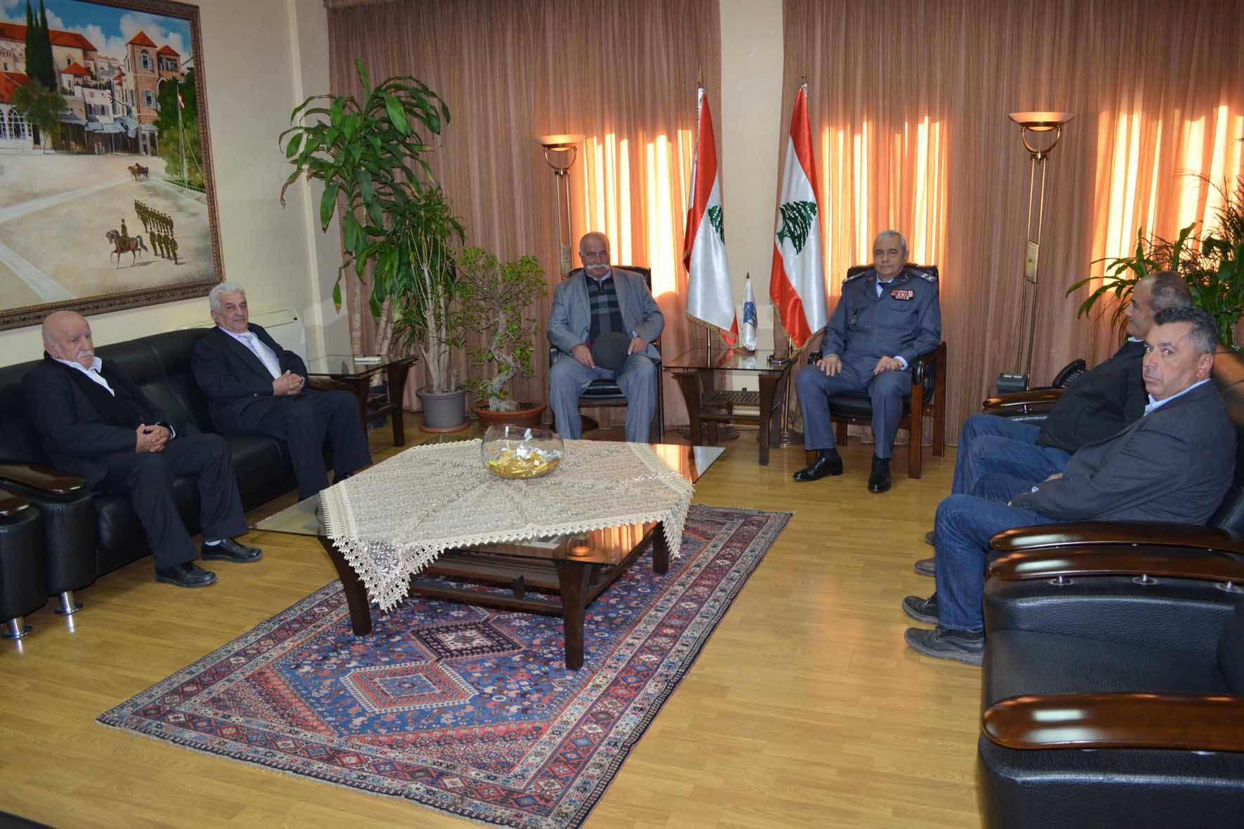 بصبوص استقبل رئيس بلدية المشرف