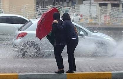الطقس : امطار وبرد السبت
