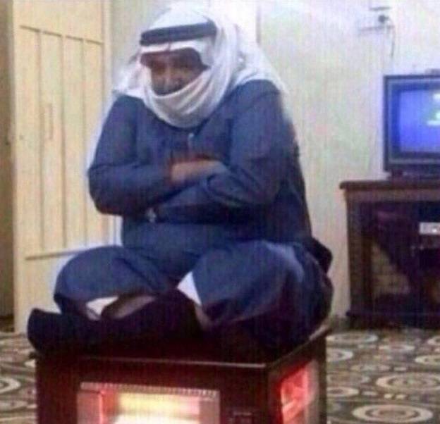 صور طريفة يعبر اصحابها فيها عن قسوة البرد ..شاهد