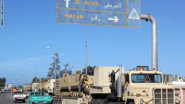 مصر: إصابة 10 عناصر للأمن في انفجار عبوة ناسفة بسيناء