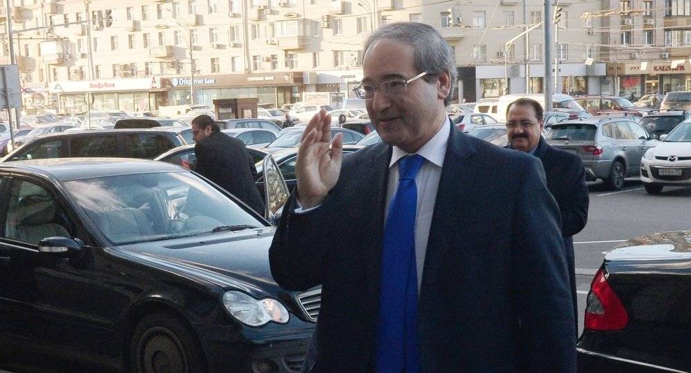 المقداد: لا تنسيق بين واشنطن ودمشق