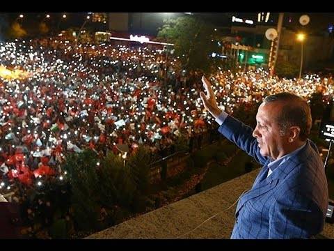 بالفيديو اردوغان يتحول الى منشد