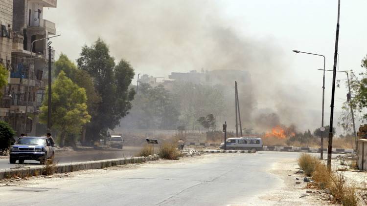 الجيش السوري يصل إلى طريق حلب دمشق الدولي