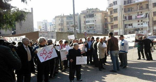 اعتصام للمستأجرين أمام قصر العدل
