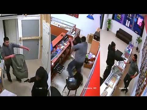 بالفيديو.. شاب فلسطيني يتصدى للص حاول سرقة متجره في أميركا