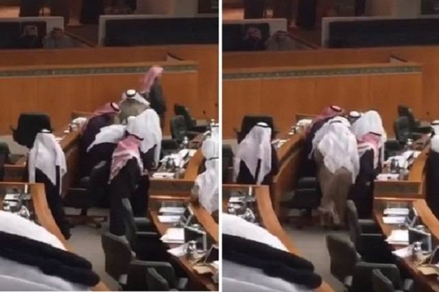 بالفيديو وفاة نائب عربي في البرلمان
