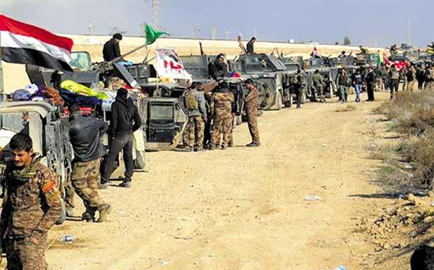 القوات العراقية تتقدم في الرمادي
حرب شوارع بين الجيش العراقي و«داعش»
