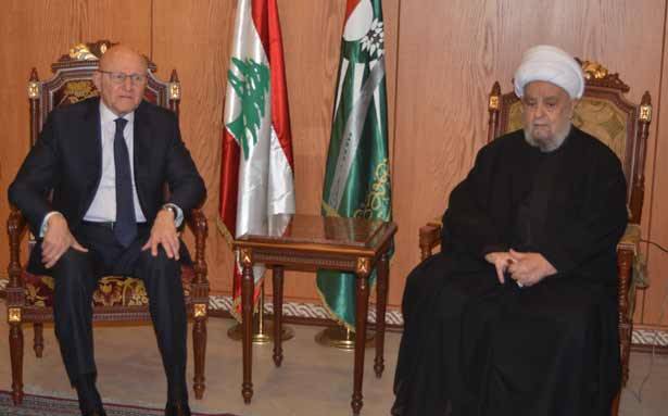 سلام بعد لقائه قبلان :
لتعزيز البعد الوطني بين المسلمين