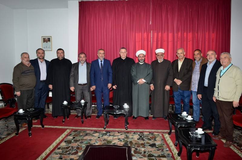 وفد الجماعة الاسلامية جال على أديرة إقليم الخروب مهنئاً
