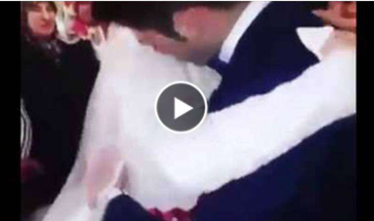 بالفيديو: شاهد ماذا فعل شاب مع عروس ليلة الزفاف أمام الحضور