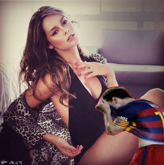 كيف صدمت حسناء كولومبية ميسي وعشاقه؟