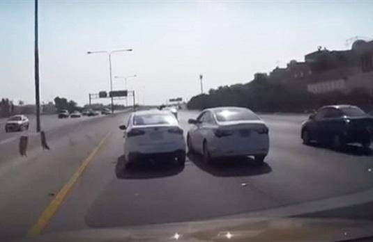 بالفيديو- خلاف بين سائقين انتهى بكارثة في الدمام