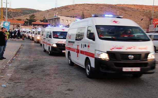 اجلاء متبادل : 130 مسلحا من الزبداني و300 اسرة من الفوعا وكفريا