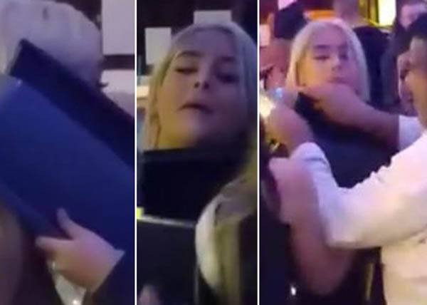 فيديو- دخلت المرحاض وهي ثملة.. شاهد كيف خرجت منه؟
