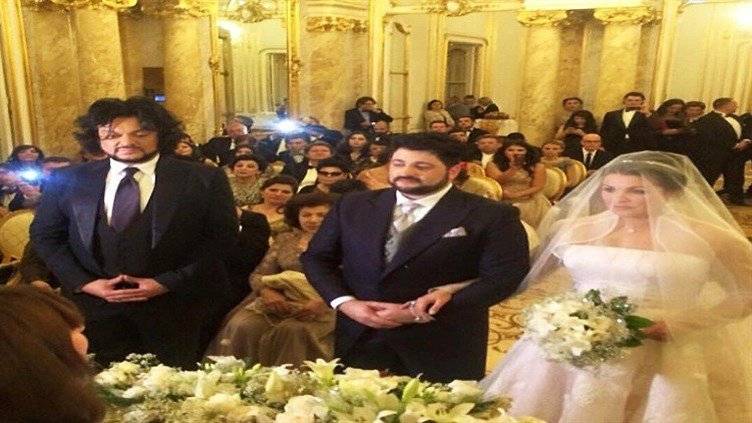 بالصور.. حفل زفاف فاخر في فيينا جمع بين نجمة أوبرا روسية وفنان أذربيجاني