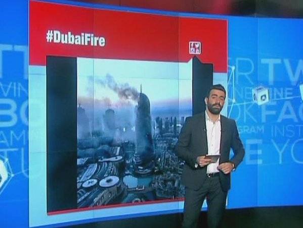 بالفيديو.. ماذا بين حريق دبي والسيلفي؟