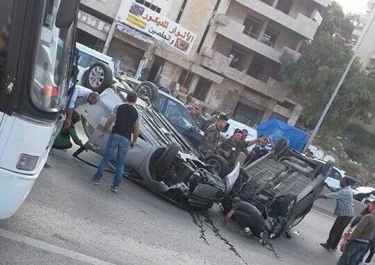 قتيلة و6 جرحى بحادث سير على طريق دير الزهراني!!