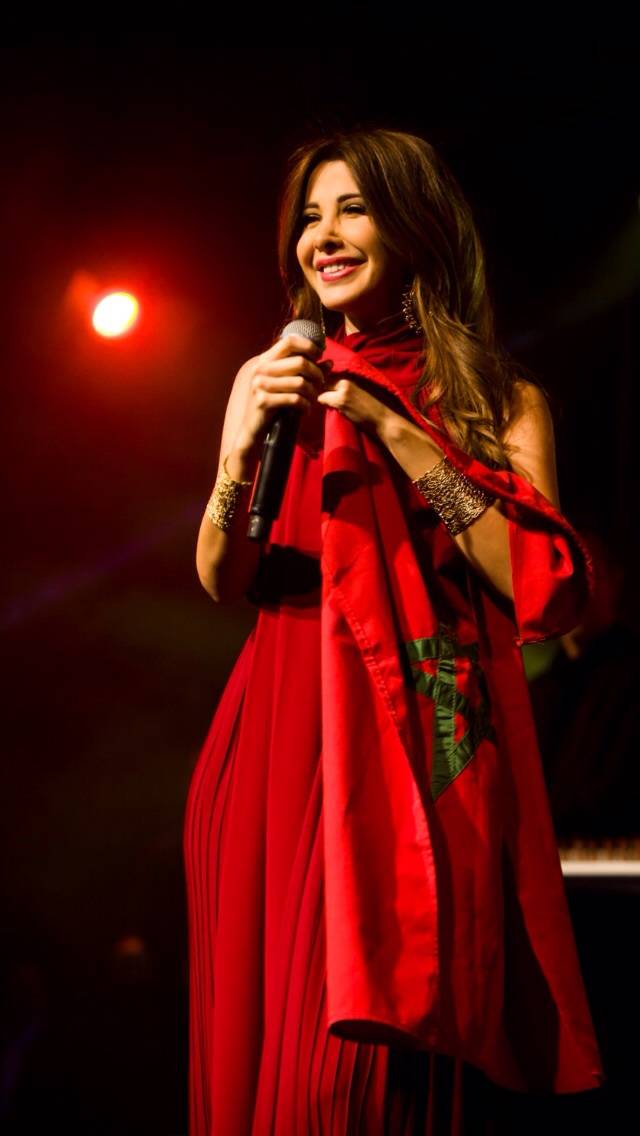نانسي عجرم تغني مروان الخوري