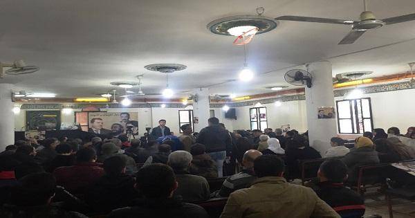 لقاء تضامني مع حسن يعقوب في الضاحية الجنوبية