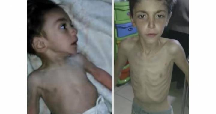 اعتصام في لبنان تضامنا مع أطفال مضايا