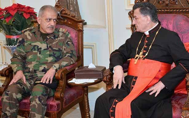 التقى رئيس الأركان ووزراء سابقين
الراعي أثنى على إنجازات الجيش